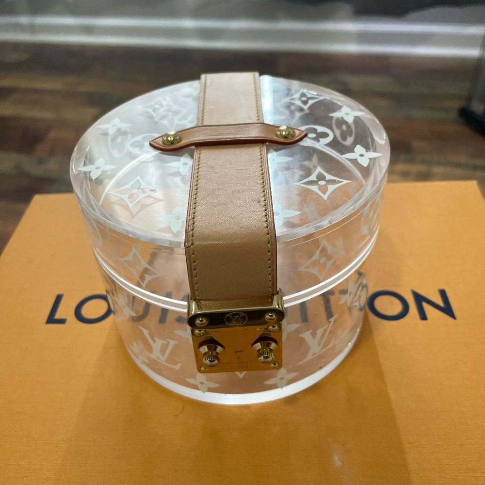 Louis Vuitton Box Scott Trunk Monogram Plexiglass